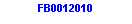 Cuadro de texto: FB0012010